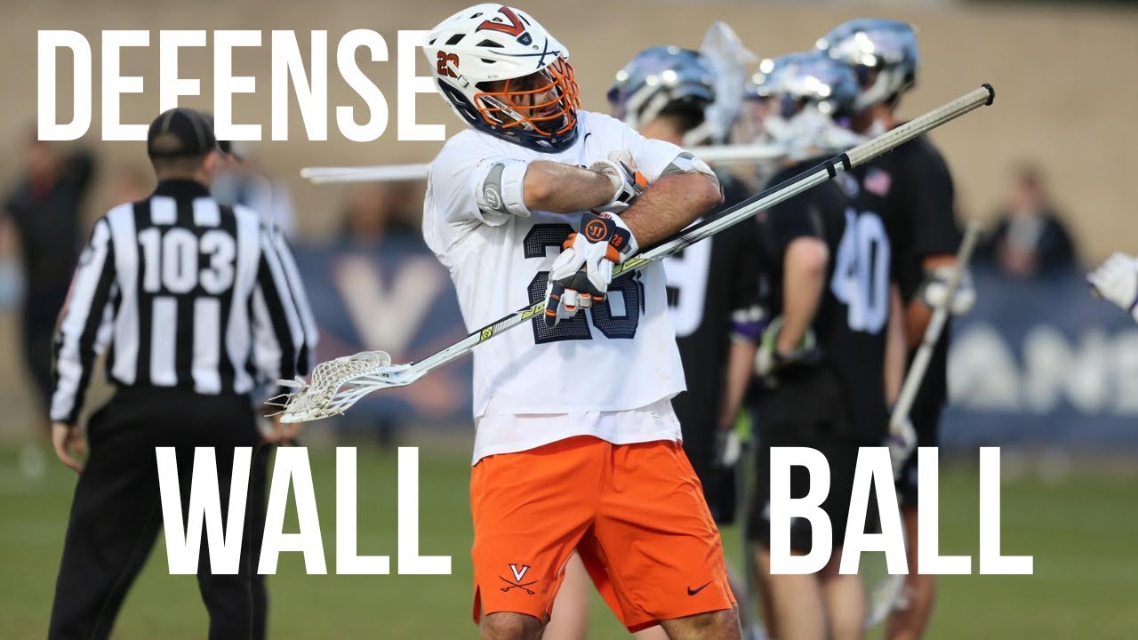 Defense Lacrosse Wall Ball Routine