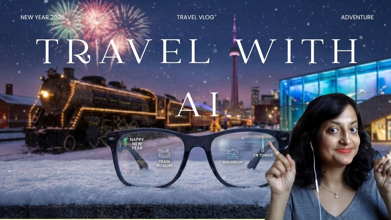 Travel with AI Smart Glasses. #holidayseason2025 . Explore #toronto with #metaglasses