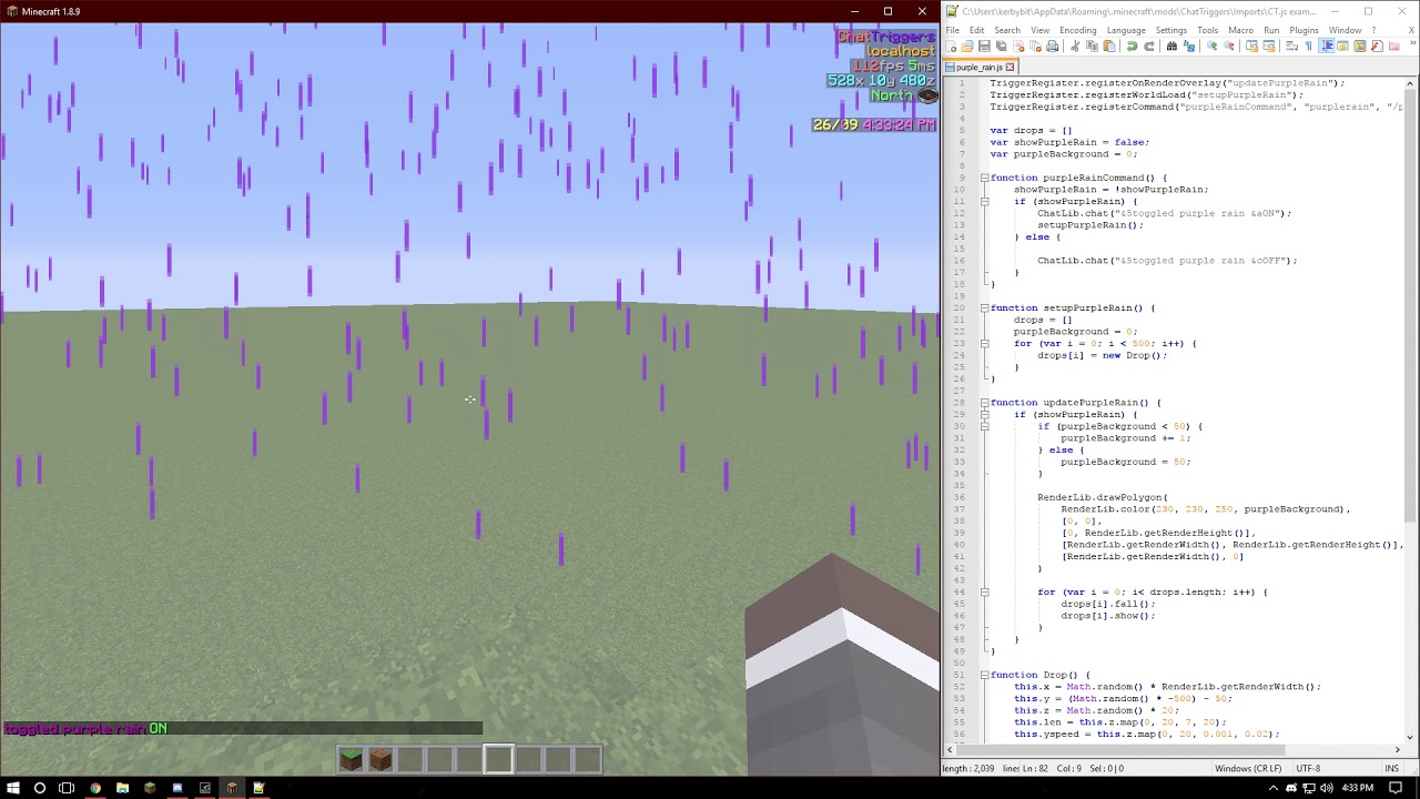 CT.js purple rain