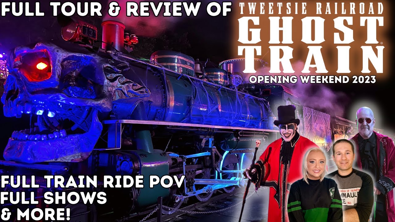 Tweetsie Railroad's Ghost Train FULL Tour & Review | Train Ride POV, LIVE Shows, & More: 2023