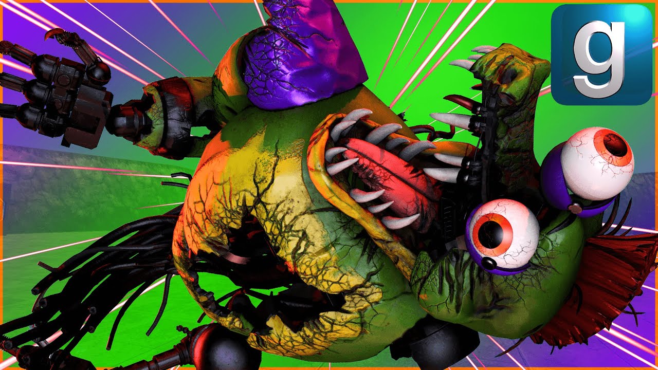 Gmod FNAF | Torturing Security Breach Shattered Montgomery Gator!