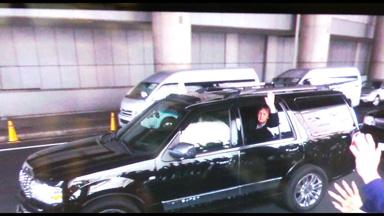 ポール・マッカートニー京セラドーム入り待ち 大阪 20150421　Paul Mccartney in Osaka Japan