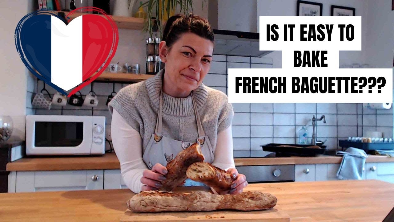 Make FRENCH BAGUETTE with me. First time baking baguette. Is it really easy?