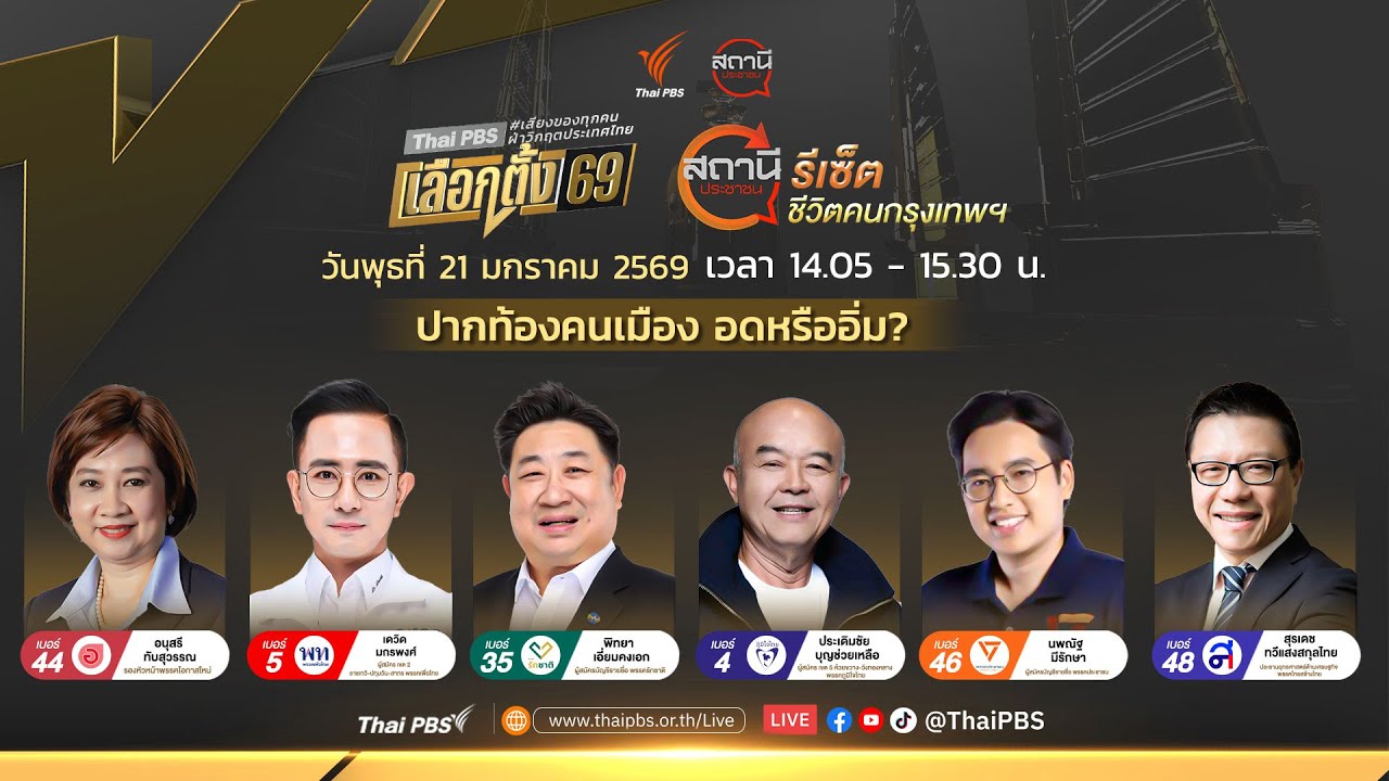 ปากท้อง - คนเมือง อดหรืออิ่ม ? | สถานีประชาชน | 21 ม.ค. 69