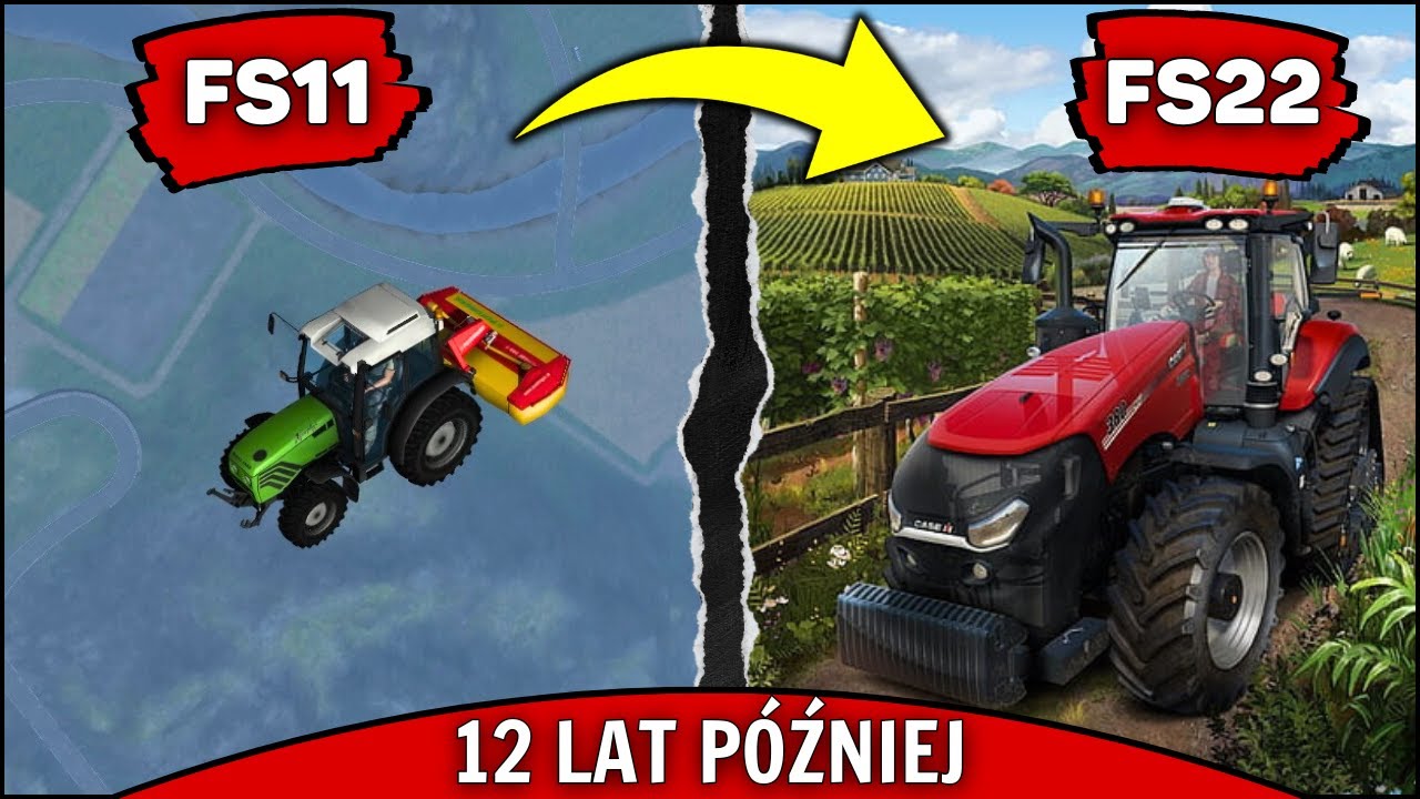 WYSTRZELIŁEM TRAKTOR W KOSMOS W FARMINGU! 🚜 WIELKIE PORÓWNANIE FS11 vs FS22 #3