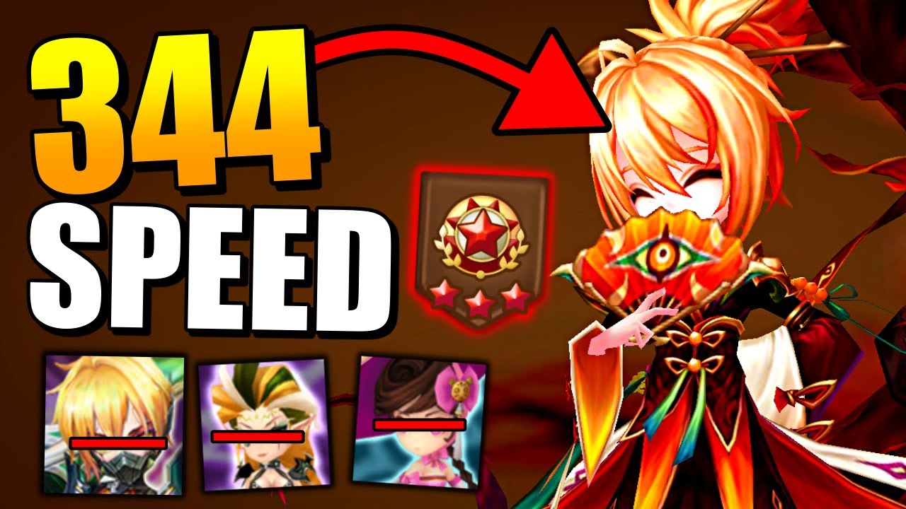 Вы можете противостоять любому юниту с мета-скоростью всего одним REN! Summoners War RTA