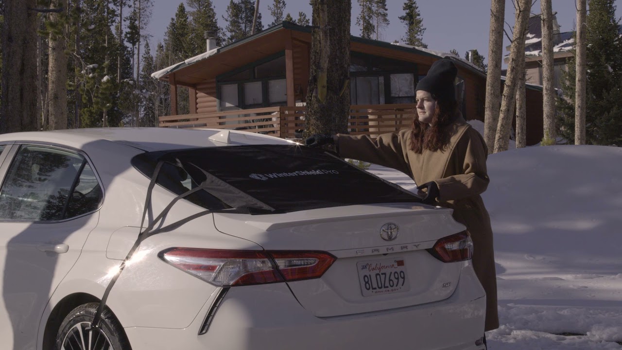 WinterShield&reg; Pro Rear Window Cover Installation Video-Sedan