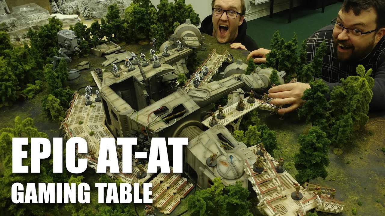 Awesome Star Wars Legion At-At Gaming Table