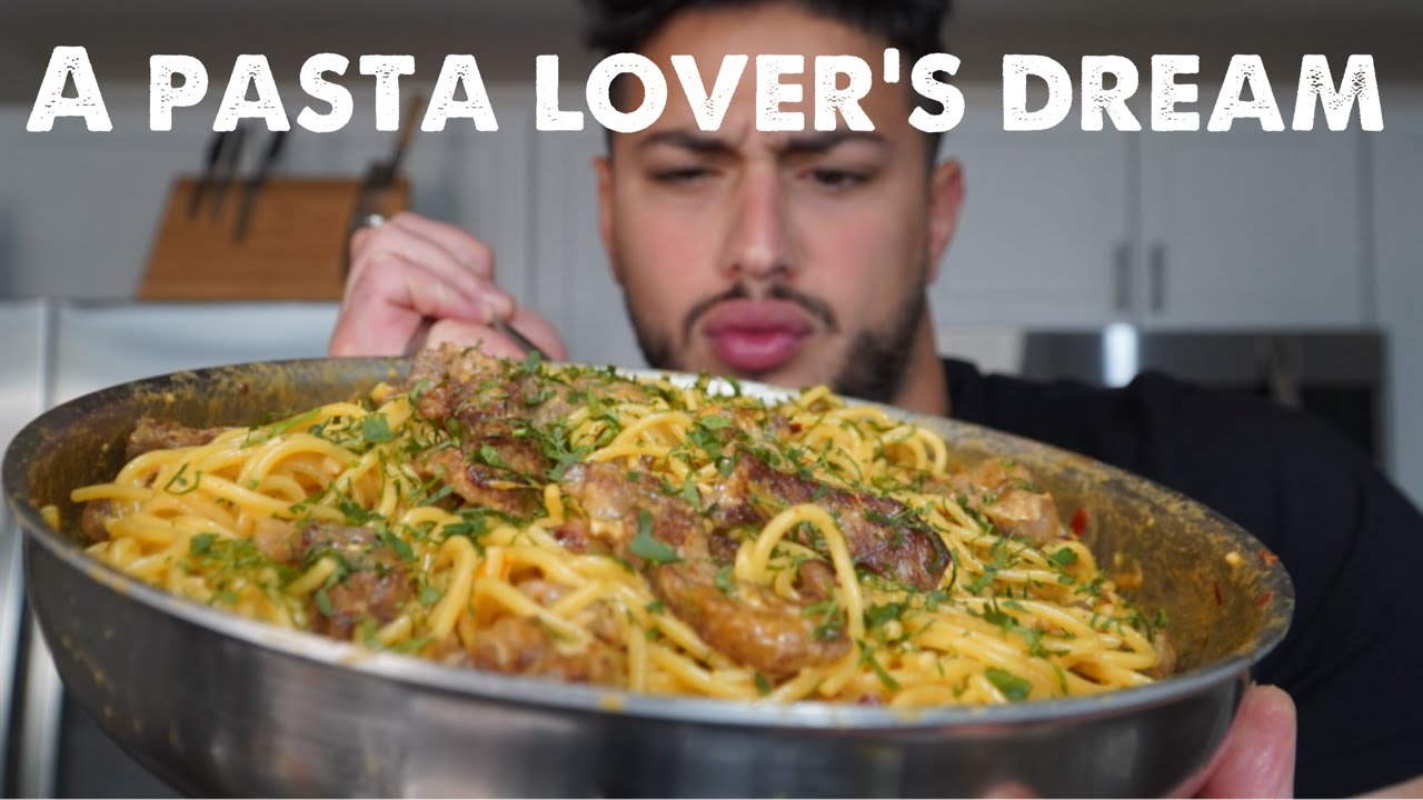 EPIC STEAK FAJITA PASTA | THE GOLDEN BALANCE