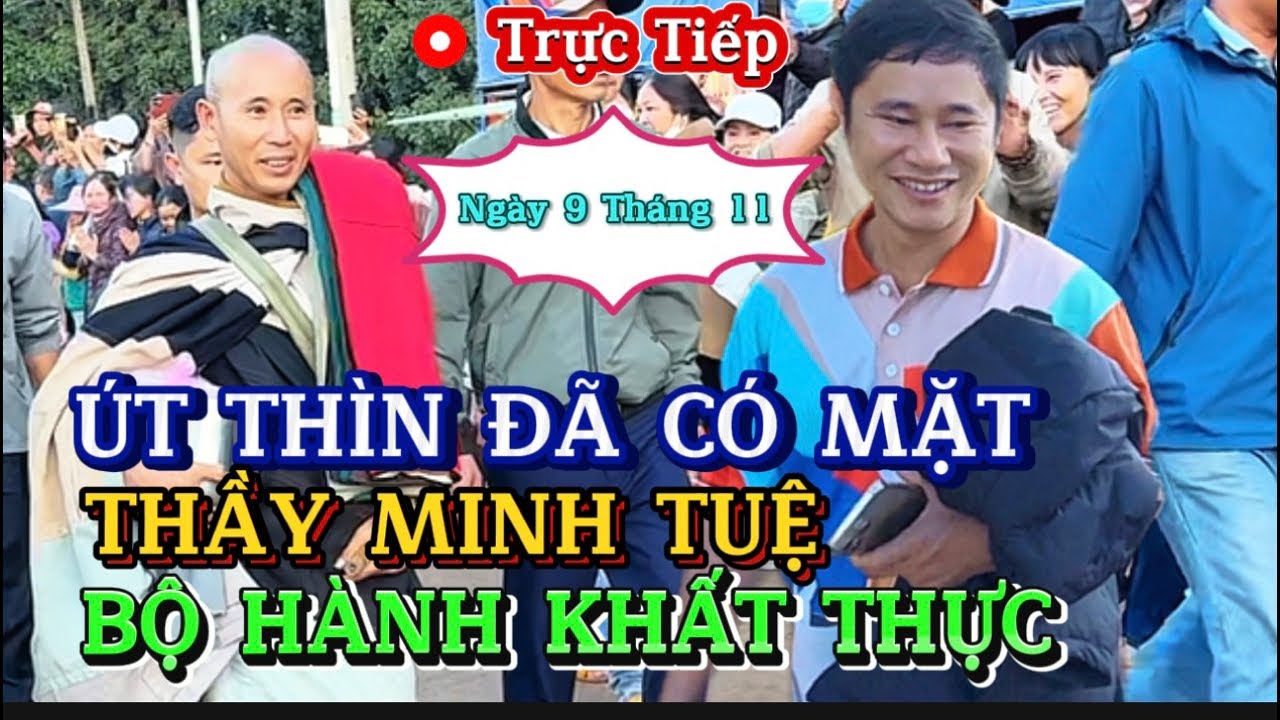 Ngày 9 Tháng 11, Út Thìn trợ duyên Thầy Minh Tuệ đi khất thực sáng nay.#thichminhtue #minhtue