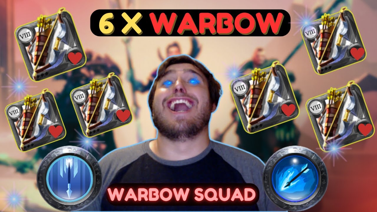 6x Warbow SQUAD Creating a new Meta? | We made 50m Profit with this Group Combo in Albion Online PVP