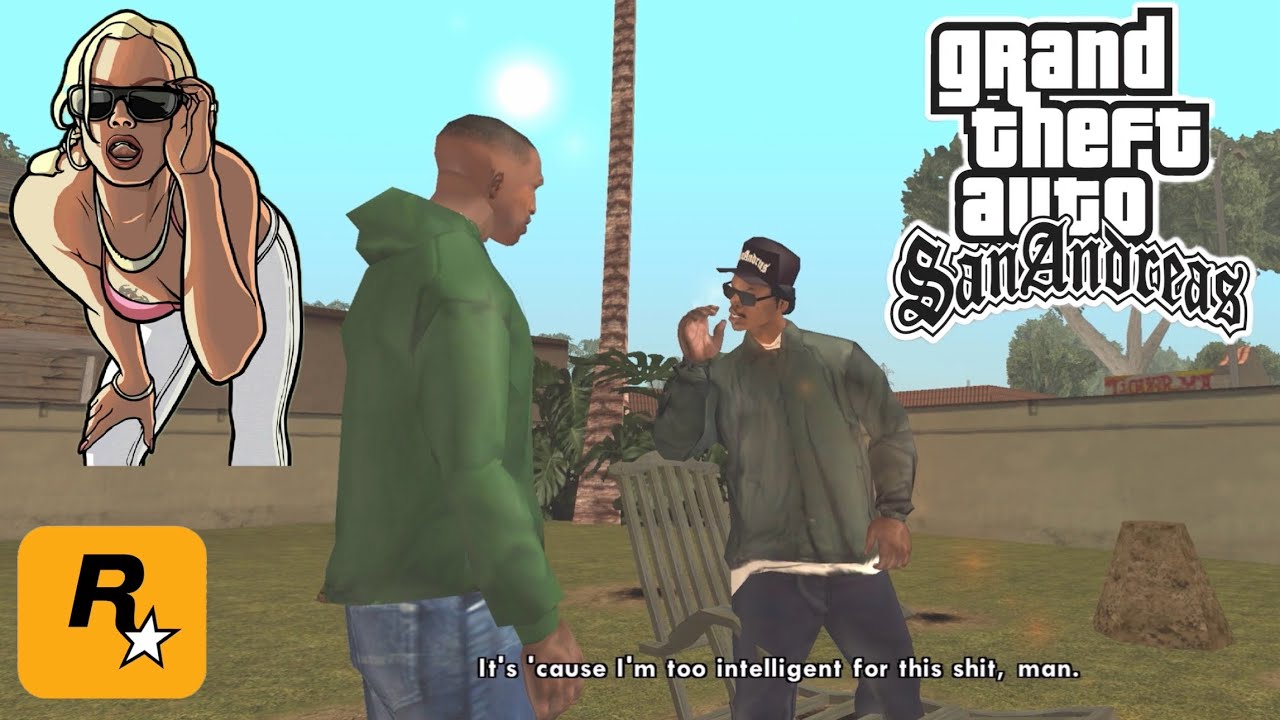 GTA SAN ANDREAS  - ROBBING UNCLE SAM