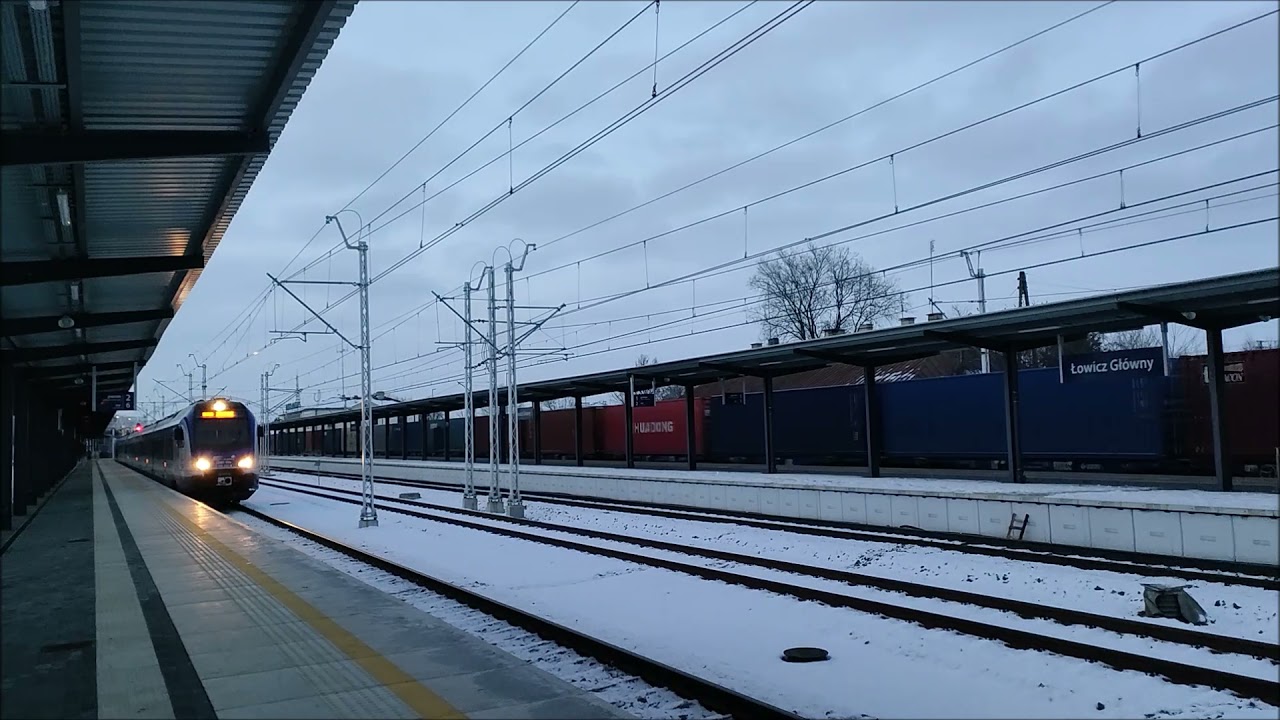 Pociągi na stacji Łowicz Główny. 28 12 2021. Zatrzymałem skład IC Witkacy!