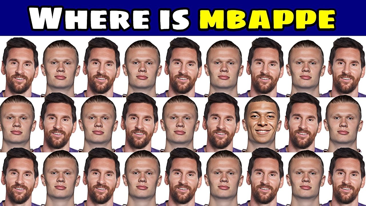 ⚡ Where Is Kylian Mbappé Hiding? | Spot the Star 👀⚽ Football Quiz Challenge 2025