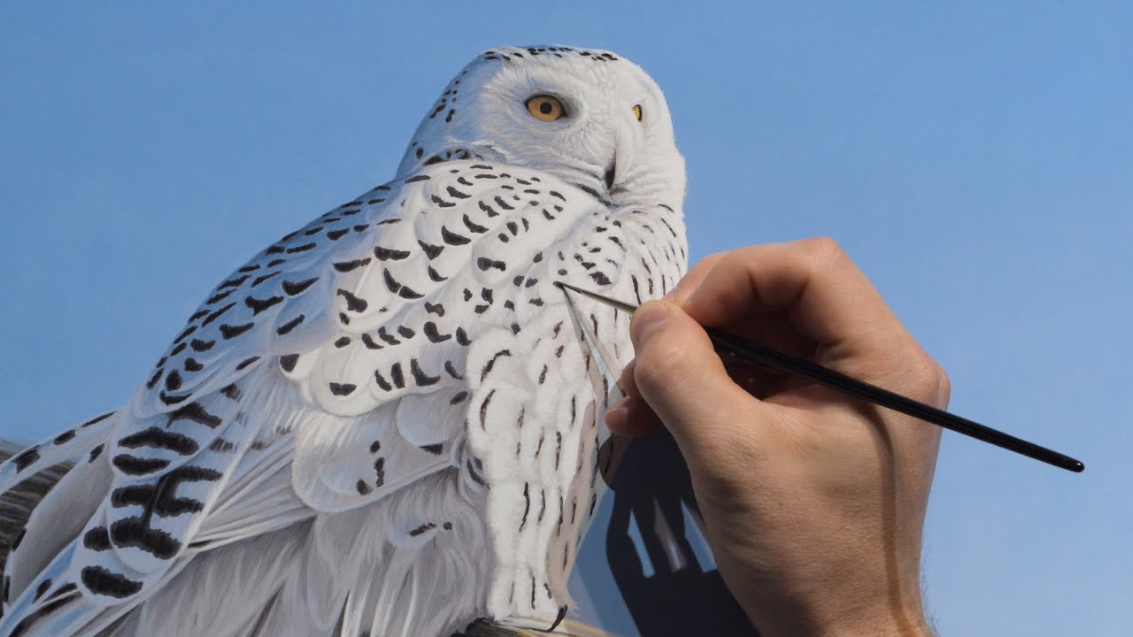 От вдохновения к искусству — Snowy Owl