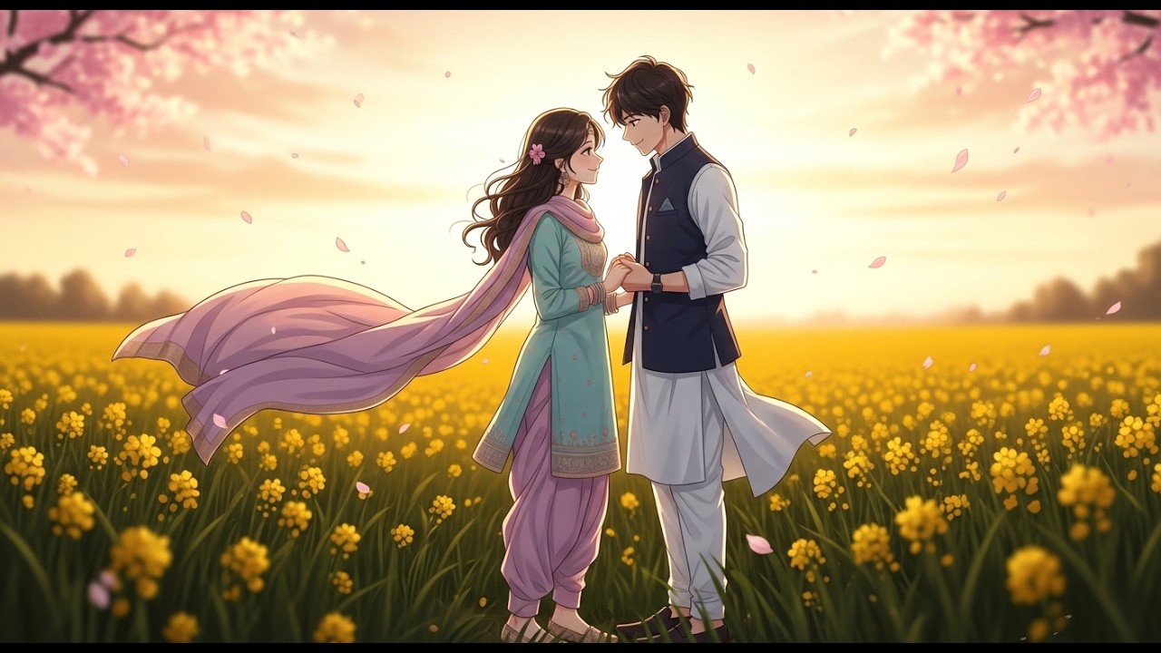 Tera Mera Pyaar ❤️ | Romantic Punjabi Love Song | Anime Love Story Song 2026