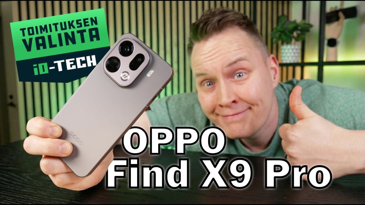 Kova pelinavaus Suomen älypuhelinmarkkinaan! Testissä Oppo Find X9 Pro