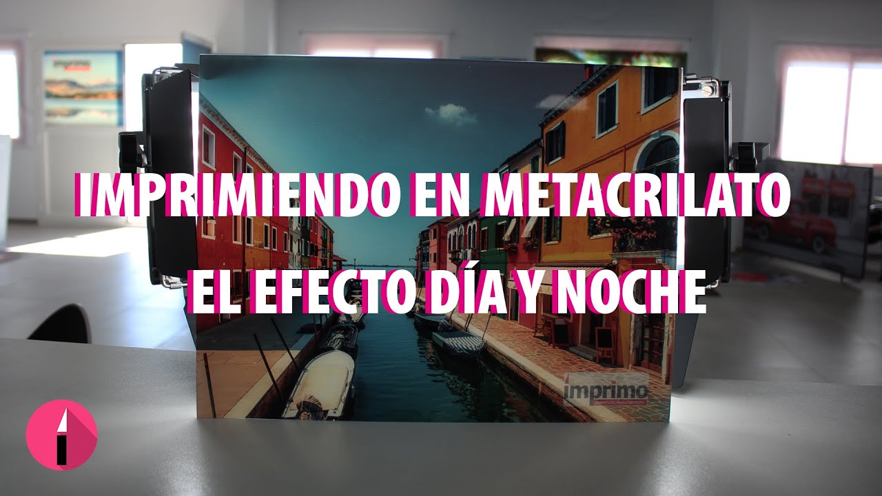Imprimiendo el EFECTO DÍA y NOCHE en METACRILATO