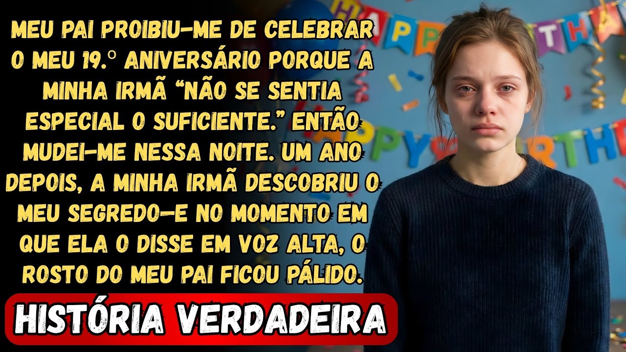 Meu pai me proibiu de comemorar meu aniversário de 19 anos porque meu...