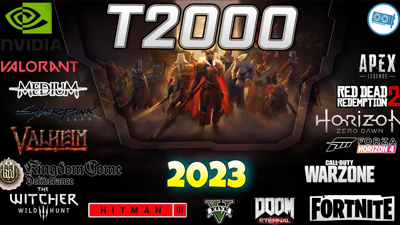 NVIDIA Quadro T2000 in 30 GAMES   | (2023)