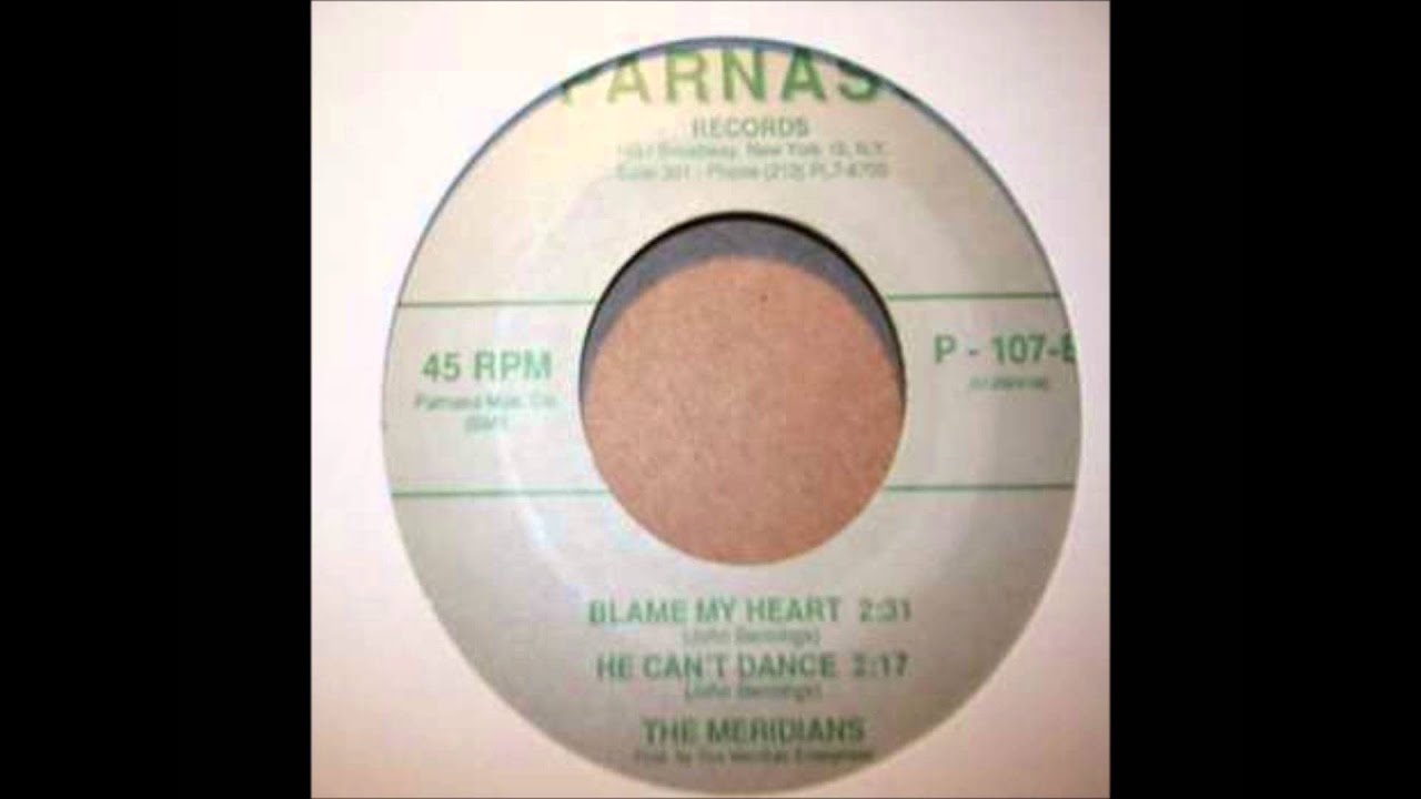 MERIDIANS - BLAME MY HEART - PARNASO 120 - 1965