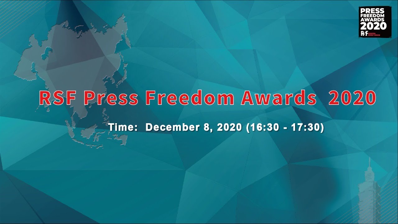 Press Freedom Awards 2020 | Reporters Without Borders