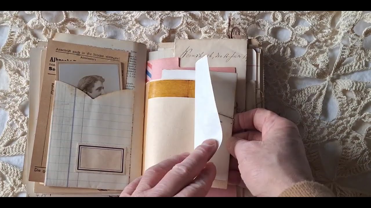 Kleines Vintage Junk Journal 