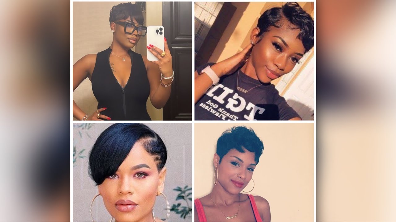 Latest Pixie Haircut for Black Women || Amazing Hair cut || European Fashion Hairstyles ||