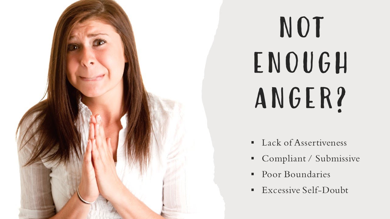 Not Enough Anger? Lack of Assertiveness, Poor Boundaries, Fear of Conflict ...