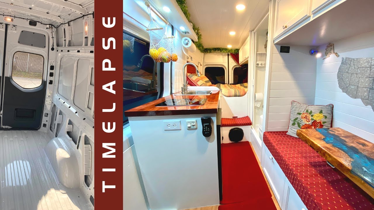 Sprinter Van FULL build time lapse #vanbuild #sprintervanconversion