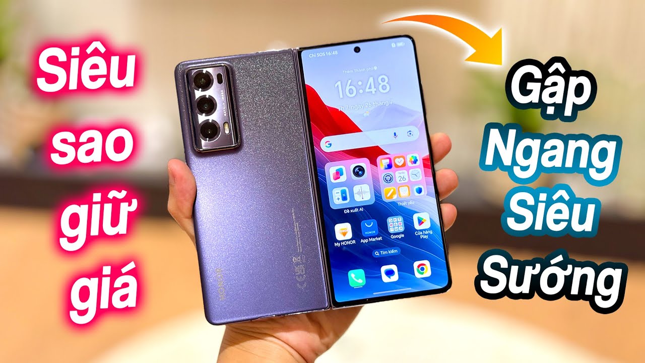Siêu sao GIỮ GIÁ - Vẫn là máy Gập Ngang cực Phê con Tê Tê - Honor Magic V2 Quốc tế 512GB !