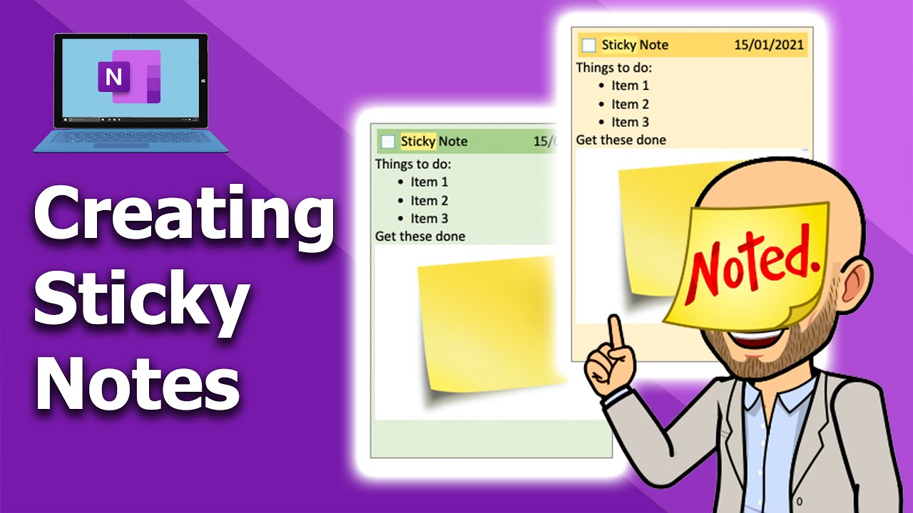 OneNote — создайте заметку-стикер за 3 простых шага