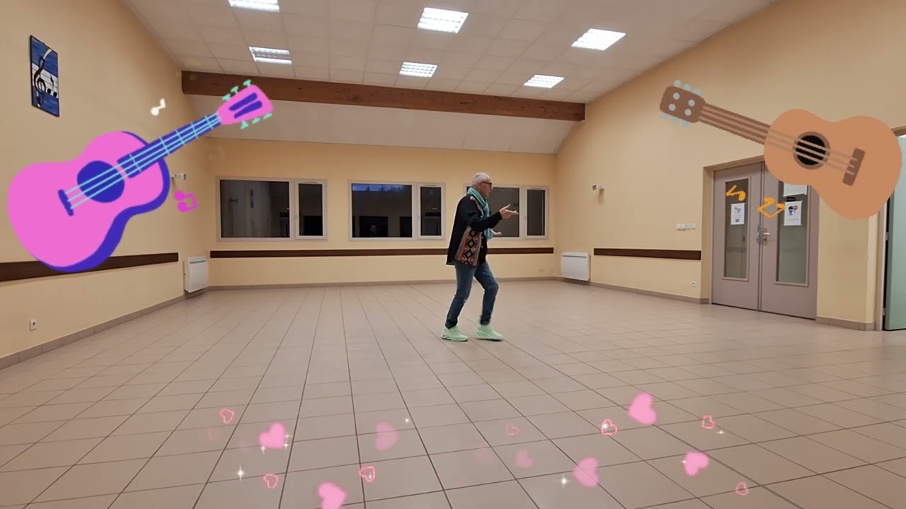 Dance With Somebody -  Line Dance -  Count 32 -  Wall 4  -1 Restat 5 wall -