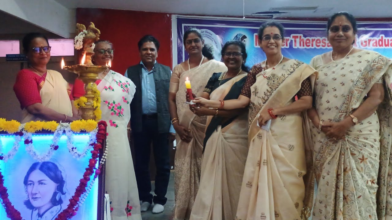  அன்னை தெரசா பட்ட மேற்படிப்பு மற்றும் ஆராய்ச்சி நிறுவனத்தின் செவிலியர் கல்லூரியில்  34 ஆவது பேட்ச்