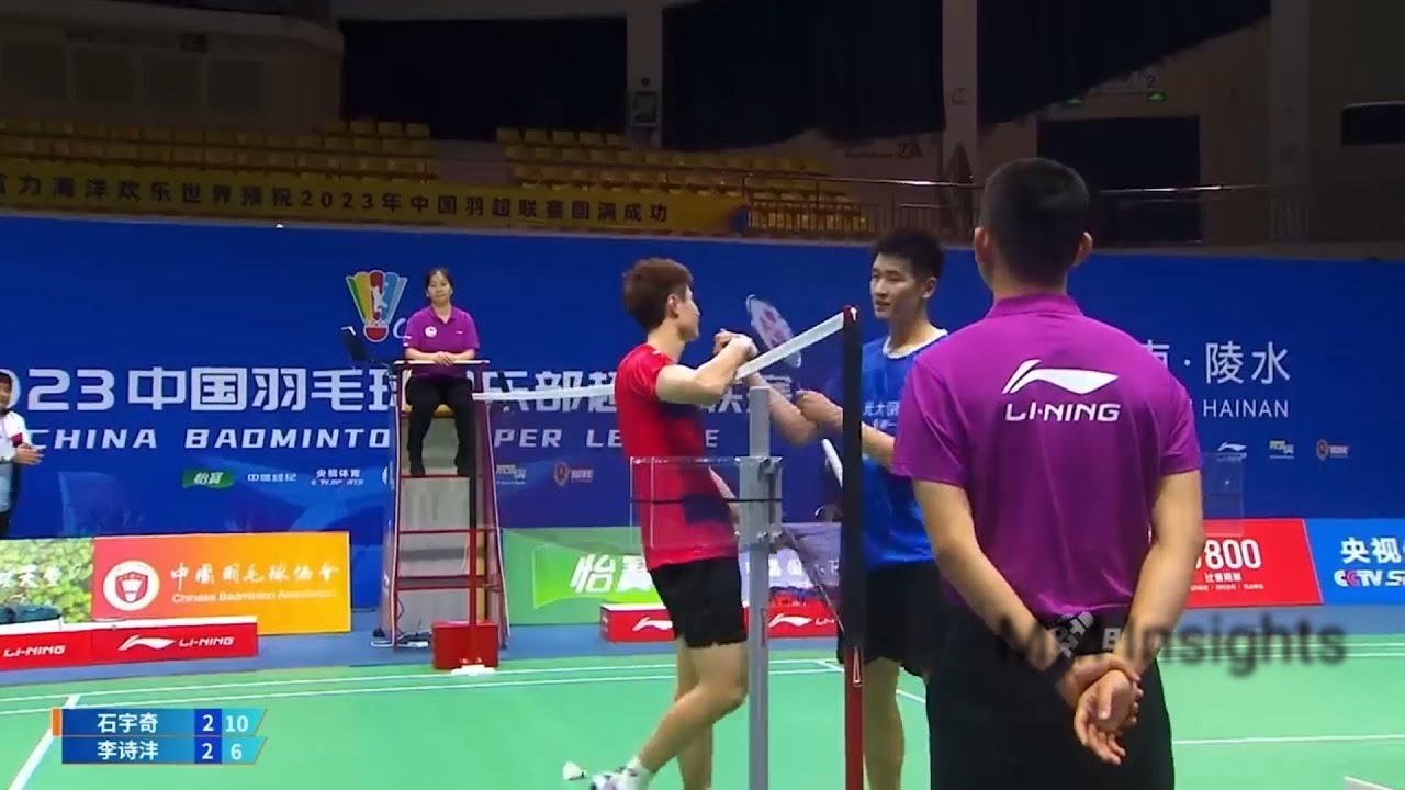 Shi Yu Qi vs Li Shi Feng - 2023 China Badminton Super League CBSL