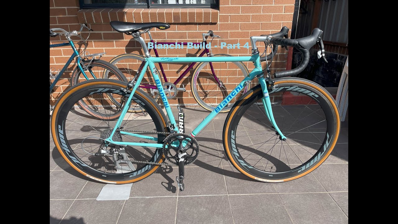 Vintage road bike rebuild Retro roadies Neo Retro Bianchi Build - Part 4