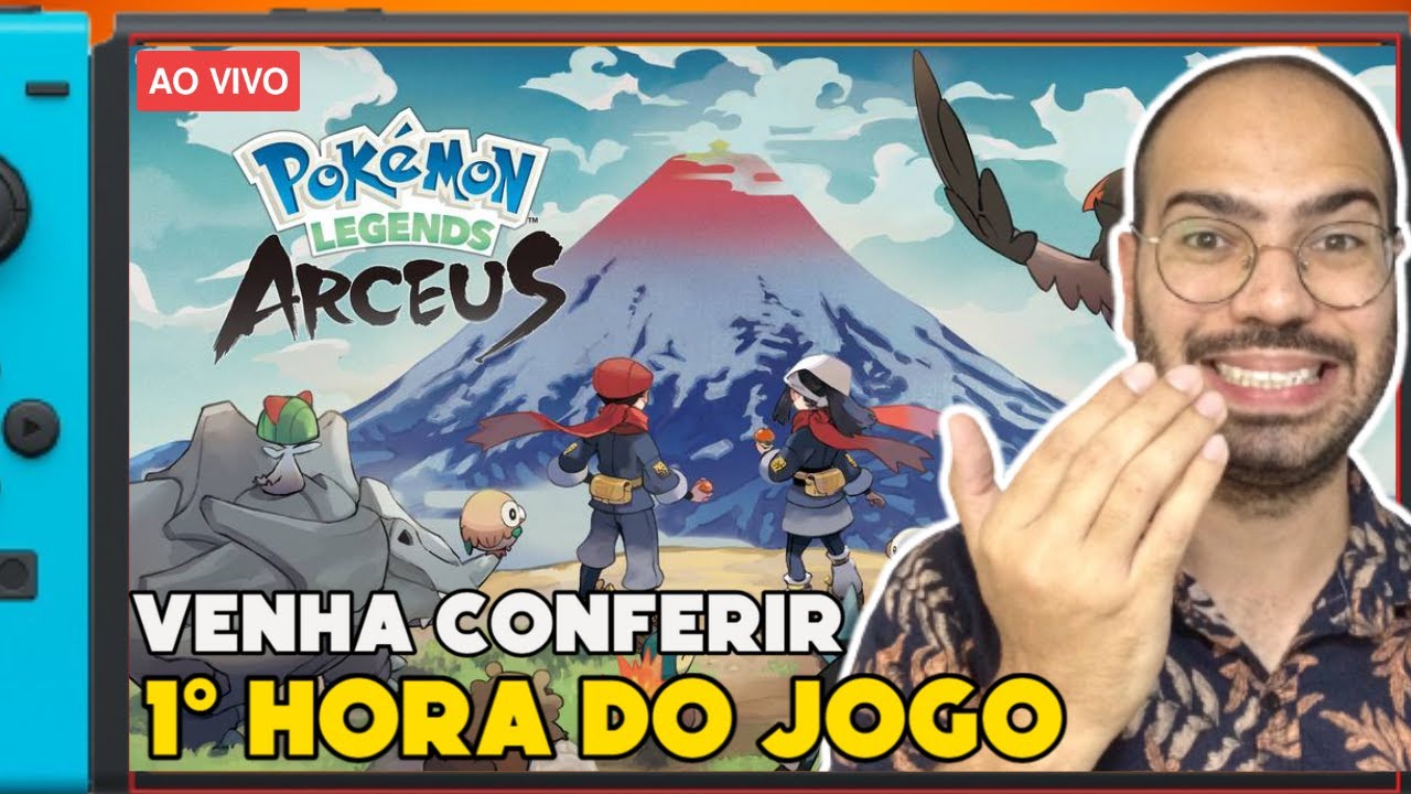 🔴LIVE - 1° HORA DA GAMEPLAY POKÉMON LEGENDS ARCEUS [VEM PRA CÁ]🎮