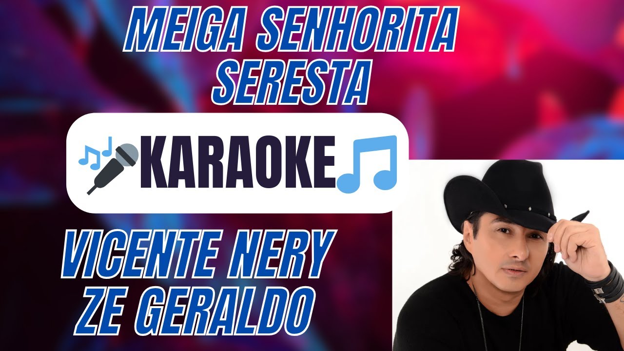 🎤Karaokê Meiga Senhorita - Cante Comigo! #karaoke #playback