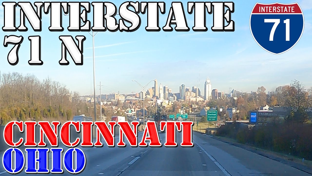 I-71 North - Cincinnati - Ohio - 4K Highway Drive