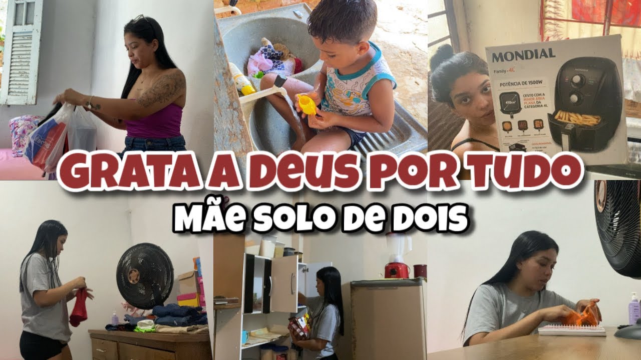 ROTINA MÃE SOLO| organização | ganhei uma air fryer |comprinhas | bate-papo | metas para 2026 🙌🏼❤️✨