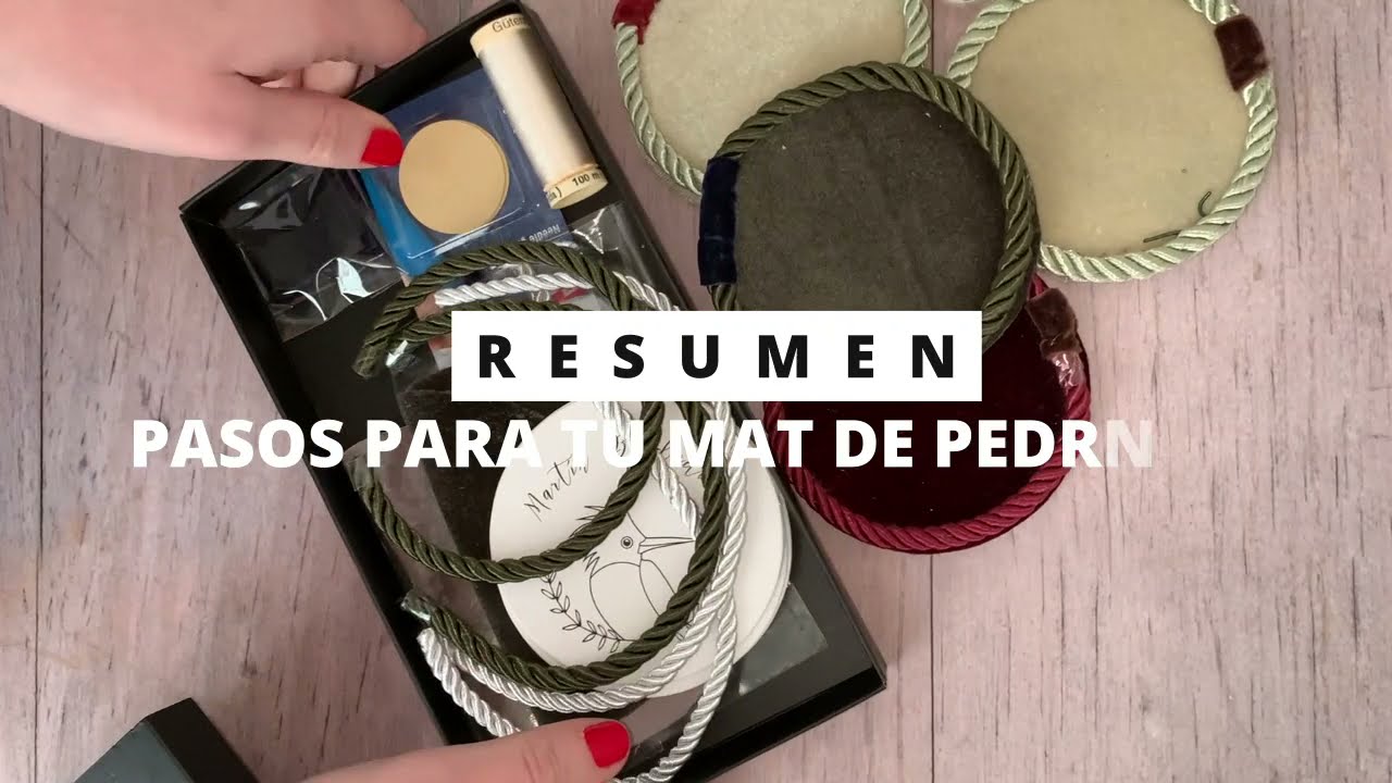 Tutorial de Beading Mat: Cómo elaborar un Mat para pedrería ✨
