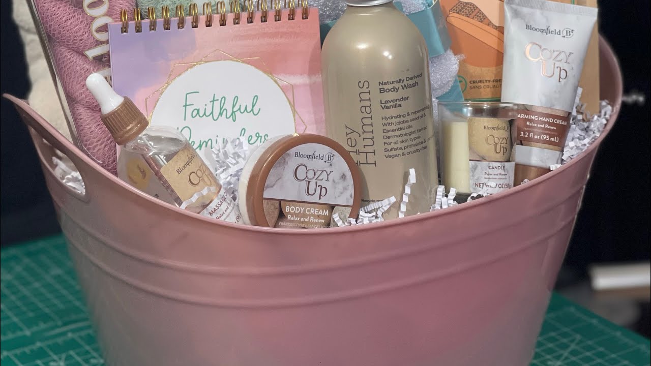 Let's Cellophane Wrap A Gift Basket Order