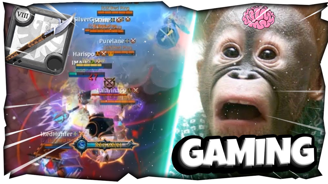 WHEN YOU TRY TO DIVE A TERRITORY AGAINST A GLAIVE (FEAT. MONKEYS 🙉🙊) | ALBION ONLINE 🏹