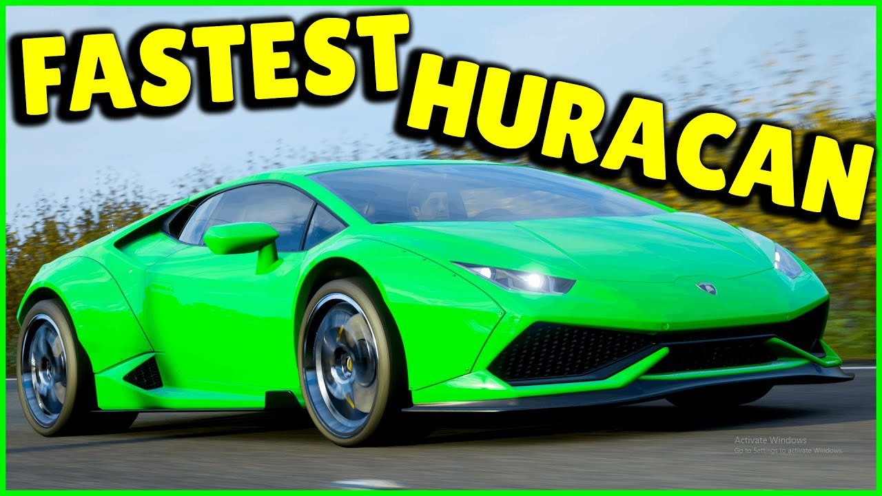 BEST!! 2014 LAMBORGHINI HURACAN Drag Build/Tune - Forza Horizon 4