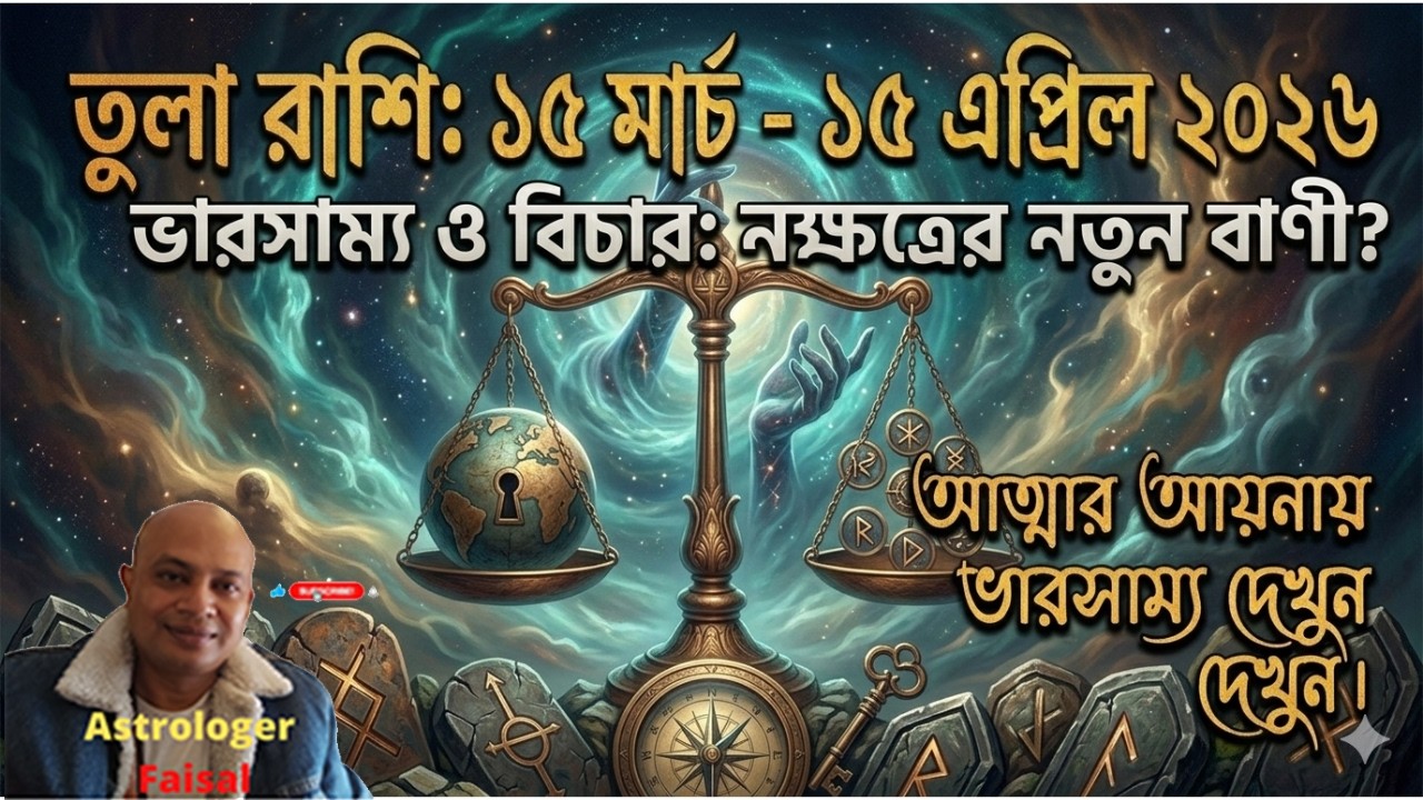 তুলা রাশি ২০২৬ মার্চ ১৫ থেকে এপ্রিল ১৫ নক্ষত্র ভিত্তিক রাশিফল, Tula Rashifal.