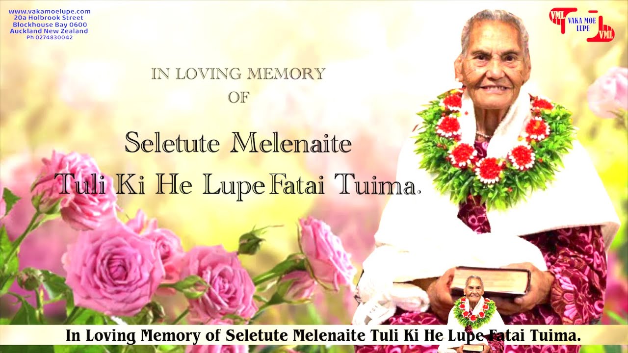 Seletute Melenaite Tuli Ki He Lupe Fatai Tuima Funeral Misa Fakafeta'i 'APO - Tuesday 18 July 2023