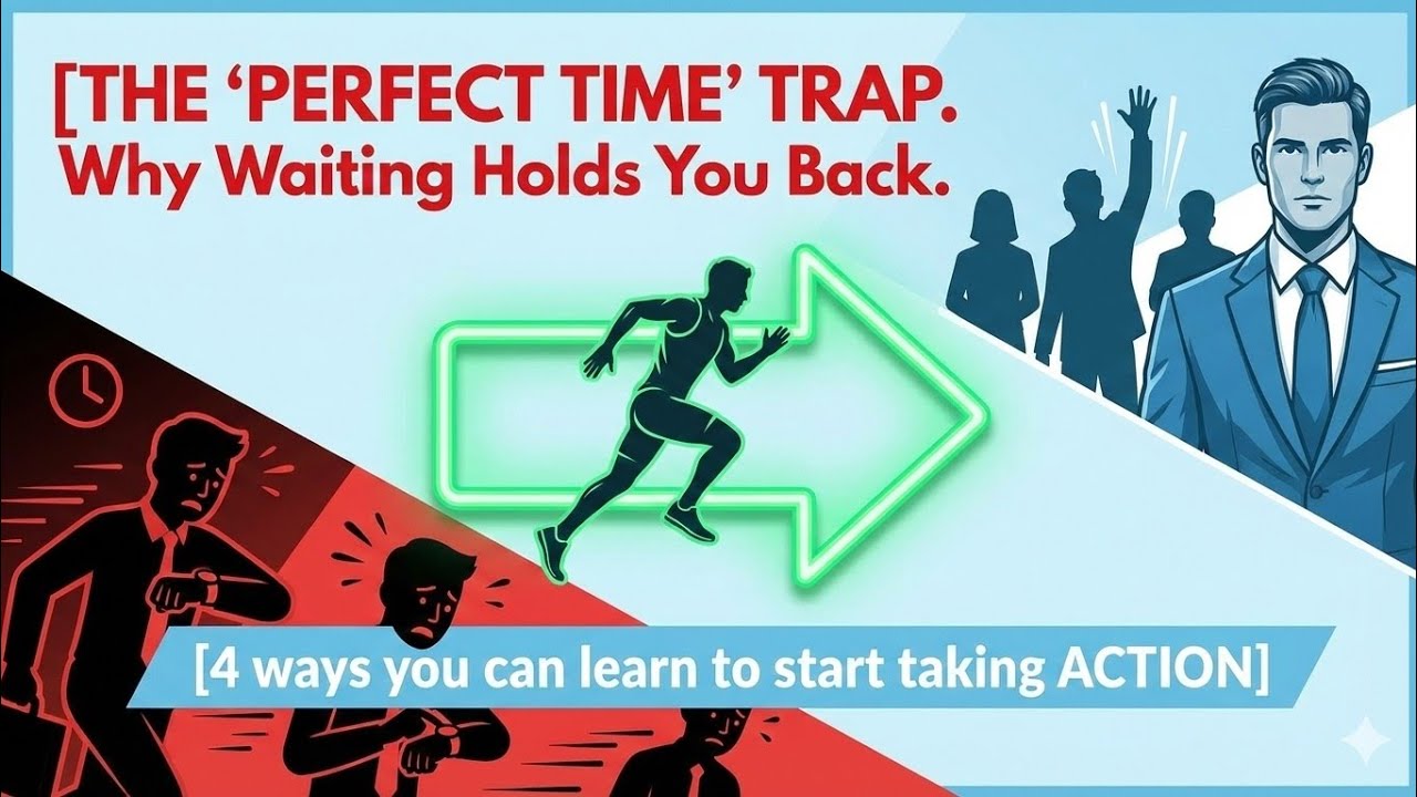 💡THE 'PERFECT TIME' TRAP why Waiting Holds you back and how to start TAKING ACTION