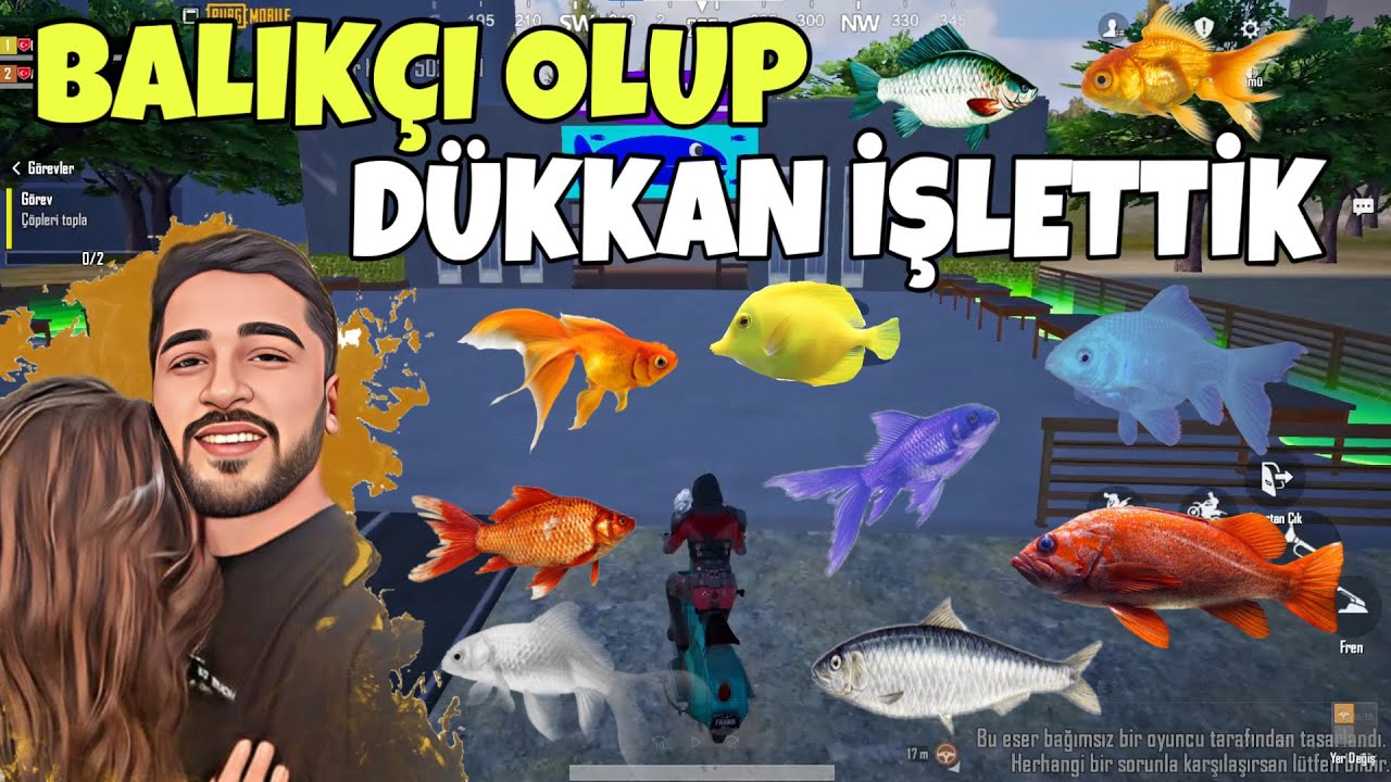 BALIKÇI OLUP SATIŞ YAPMA MODU GELDİ, KÖPEKBALIĞI TUTTUK! -PUBG MOBİLE