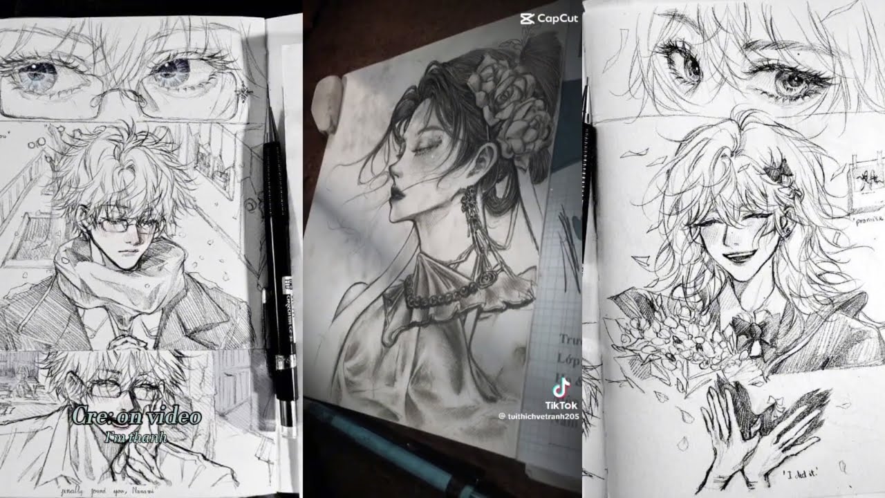 Tổng hợp các vid của các artist ✨#tiktokvideo#art#drawing#artist 👩‍🎨✍️