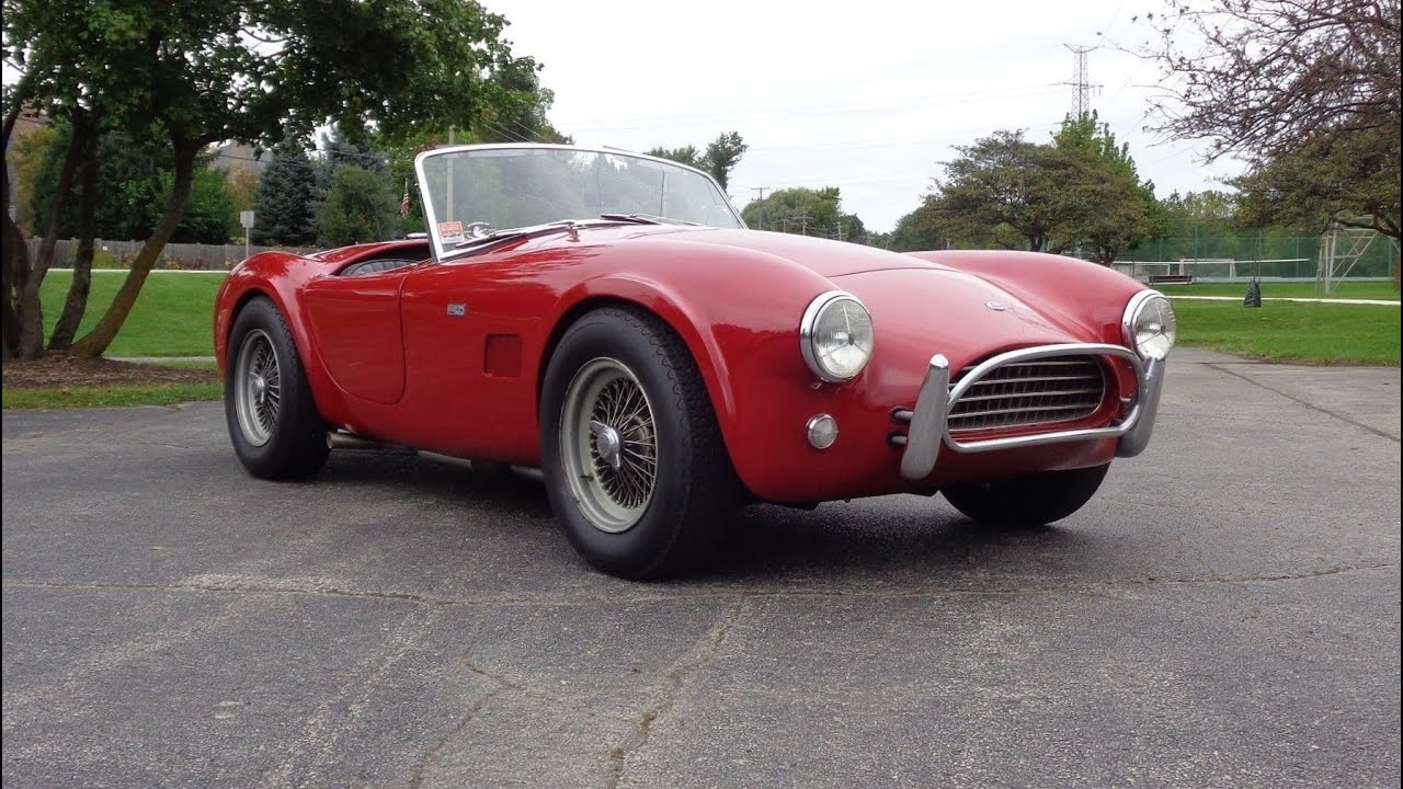 1965 Shelby AC Cobra 289 CI V8 CSX 2466 in Red & Ride on My Car Story with Lou Costabile